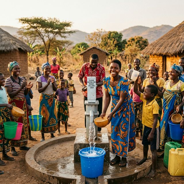 Afrika'da Su Kuyusu Projesi